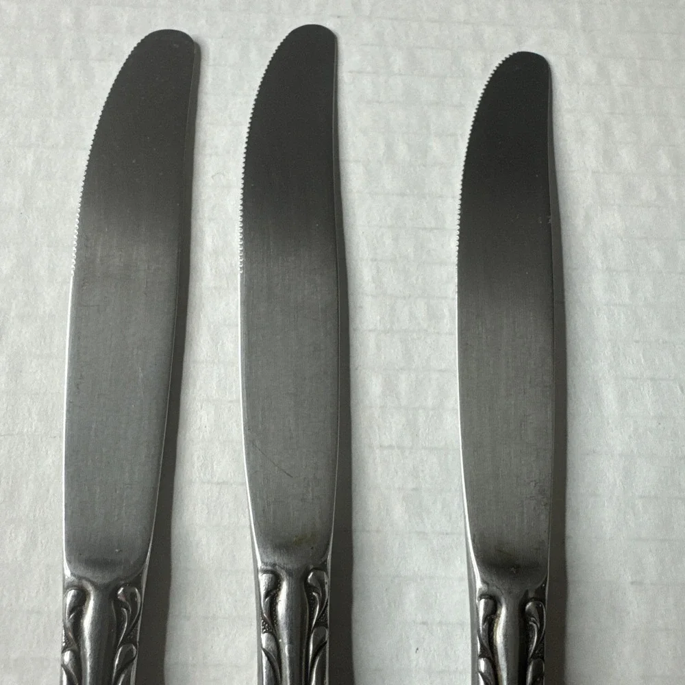 AUBERGE Korea Stanley‎ Robert 3 Butter Knives Stainless